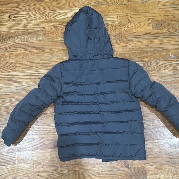 Appaman boys winter duck down coat navy good used condition. - Picture 3 of 9